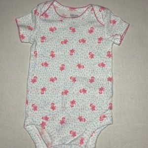 Carter’s baby girl floral onesie